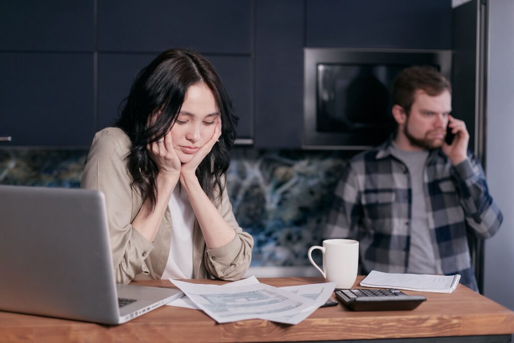 Couple Dealing with Financial Stress of a Deceased Estate with more Liabilities than Assets
