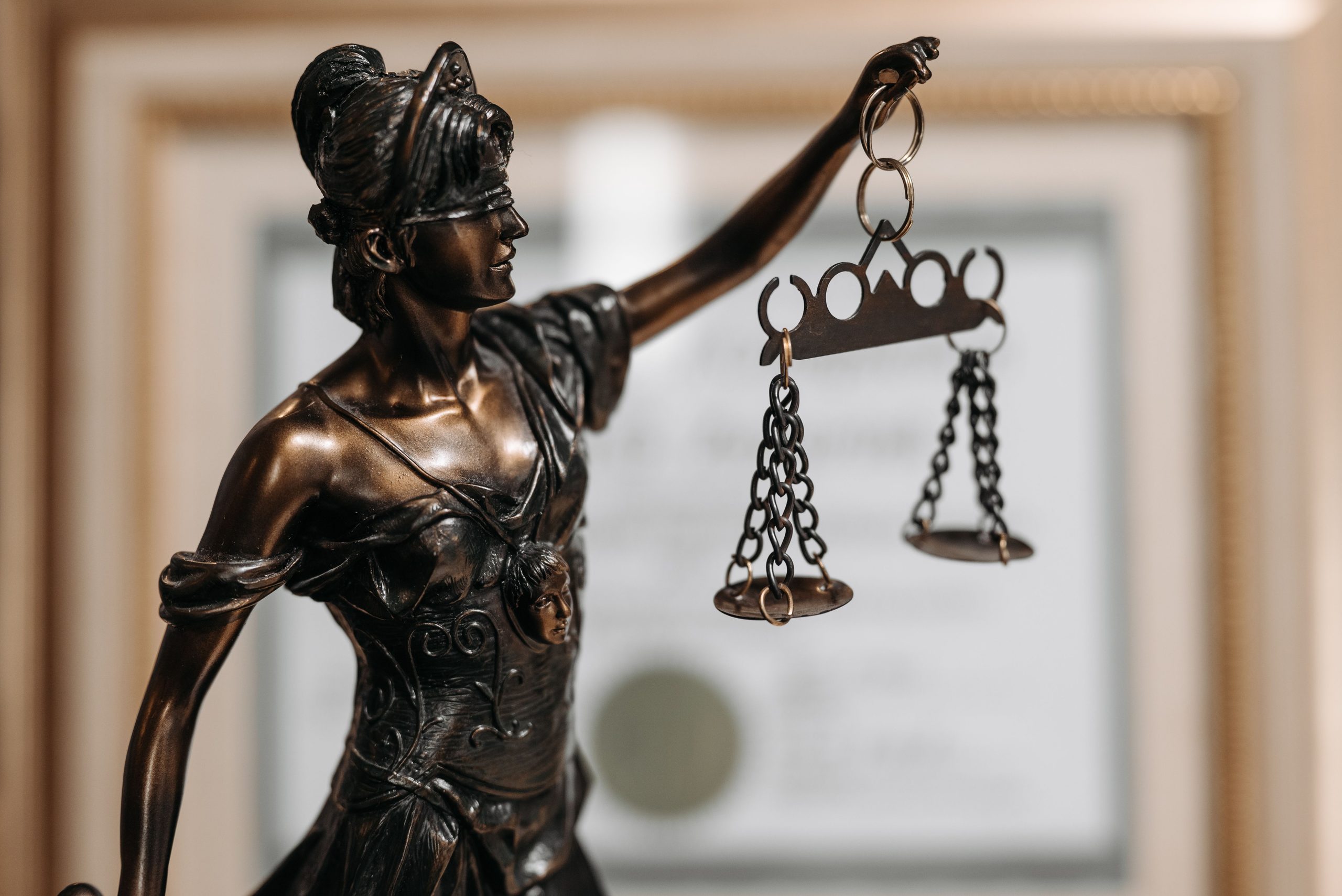 Notary public scales of justice, representing notarial services in South Africa.